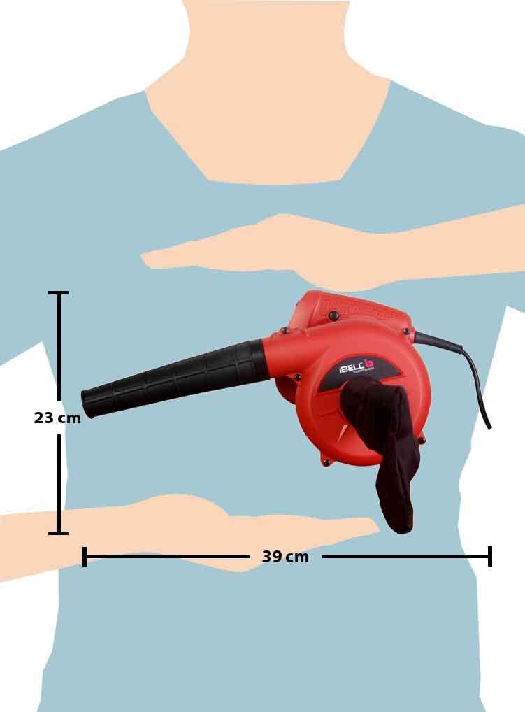 IBELL Air Blower EB60-69 600W, Copper Armature, 14000 RPM, Blow Rate 3.3M3/Min, with variable speed - Image 3