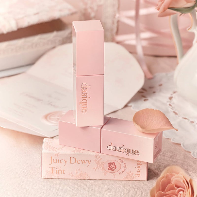 Dasique Juicy Dewy Lip Tint – 25 Earl Grey Rose - Image 4