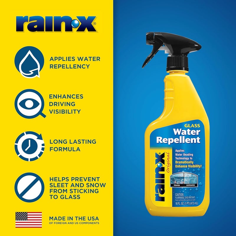 Rain-X Glass Water Repellent 473ml - Enhance Visibility and Safety - Image 3