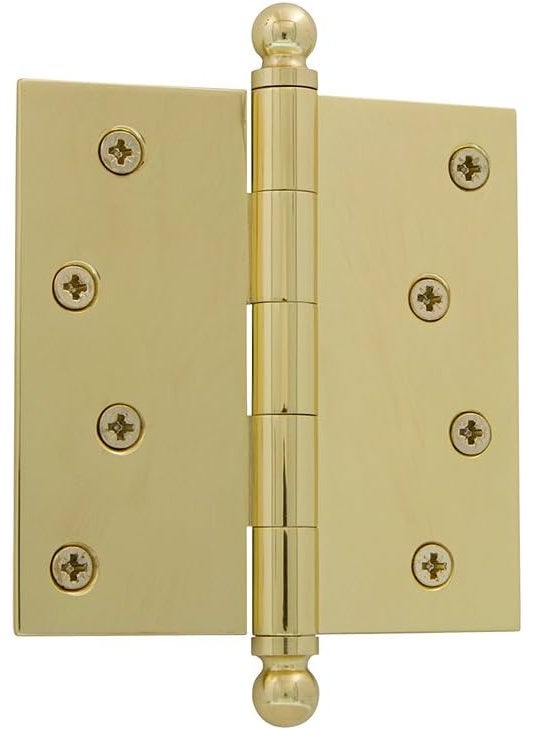 GRANDEUR Nostalgic Warehouse BallTip Residential Door Hinge with Square Corners 