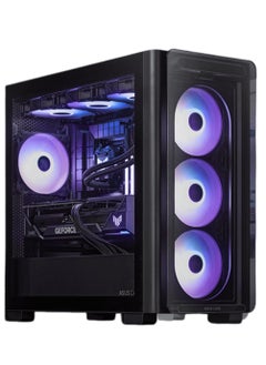NANOTECH StealthForce 7800 Gaming PC - AMD Ryzen 7 7800X3D AM5 Processor, 8 Cores & 16 Threads, DDR5 32GB (2*16) Ram, Nvidia GeForce RTX 4060Ti OC Edition 8GB GDDR6 Graphics Card, 2TB NVMe M.2 SSD, 3 Fan AIO Liquid Cooler, 750W Power Supply, Windows 11 Pro | Wi-Fi  - Image 1