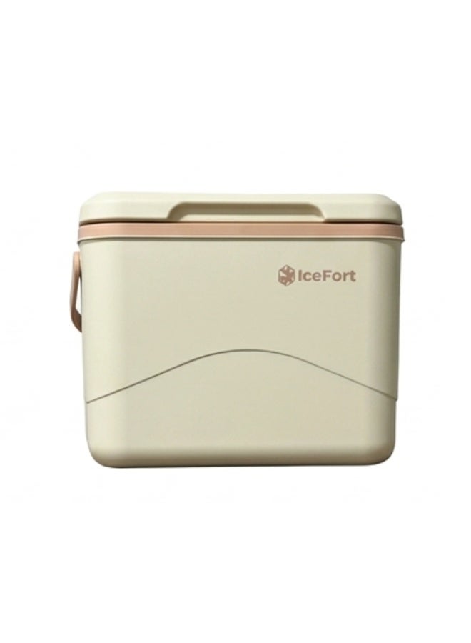 Icefort FLX Beige Brick Cooler Box 24L with 2 Liquid Ice Pack - Image 1