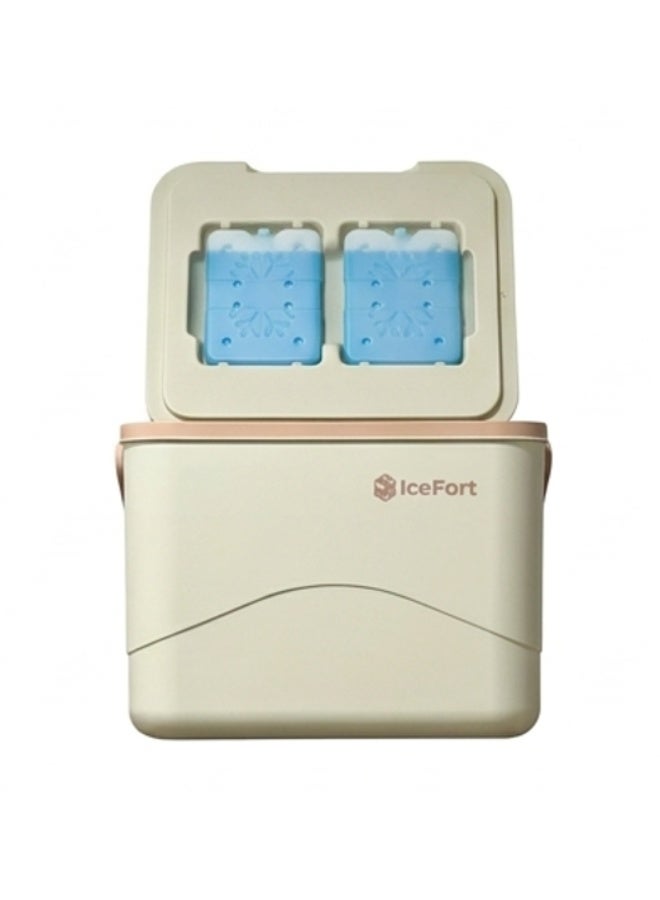 Icefort FLX Beige Brick Cooler Box 24L with 2 Liquid Ice Pack - Image 2