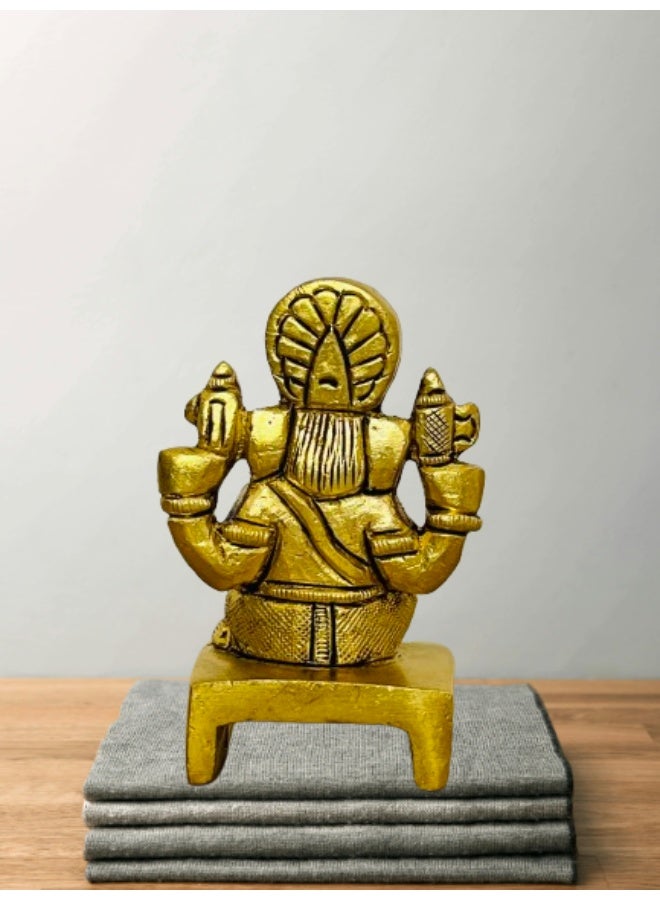 Divine Design Ganesh Ji on Pata – A Symbol of Auspicious Beginnings and Prosperity(3 inches) - Image 5