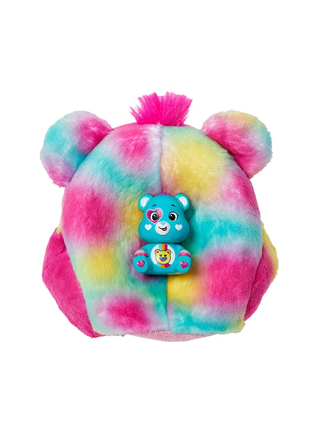 Barbie Cutie Reveal Care Bears Doll & Accessories, Series 2 Good Vibes Bear With 10 Surprises Including Color Change & Mini Bear - Image 5