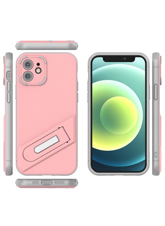 إيروريكس جراب لهاتف iPhone 12 بحامل غير مرئي من مادة TPU + جراب هاتف PC - Image 2