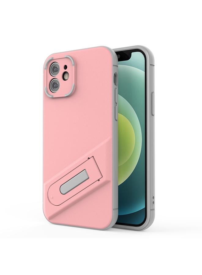 إيروريكس جراب لهاتف iPhone 12 بحامل غير مرئي من مادة TPU + جراب هاتف PC - Image 1