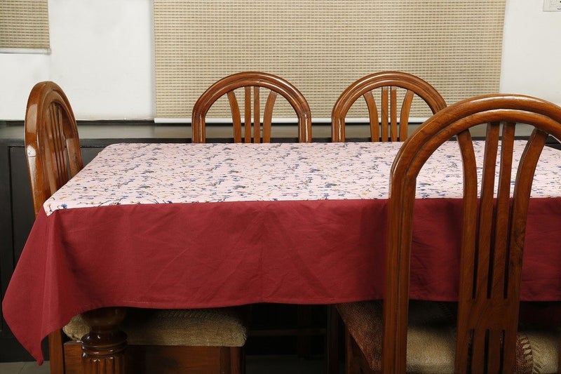 Dekor World Bird Printed Pink Table Cover - Image 4