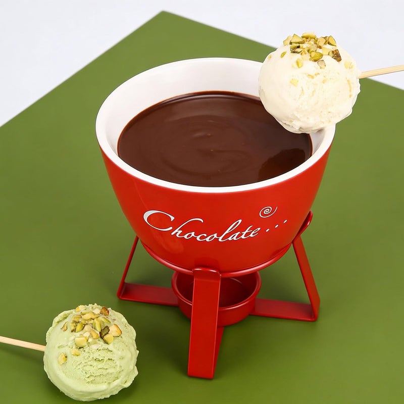 Tiered purchase options Naroote Ceramic Chocolate Fondue Mug, Portable Melting Cup with Stable Metal Stand, Tea Light Candle Warmer Mug with Fork, Ideal for Cheese, Caramel & Dessert Dips (Red) Polished safe edge Multi-demand satisfied design Repeated detach compatible build Room to room portable Practical build Assorted trendy color picks Long lifespan Field test upgraded craftsmanship Labor saving optimized design Longevity optimized build Globally popular universal design Balanced weight Multi-color available build Public demand affordable quality Individual & group usable Season change compatible build Flexible use switching Upgraded classic design Moisture wear upgraded quality Varied dimensions Multi-demand compliant quality Diverse application fit Space saving design picks Flexible purchase choices - Image 3