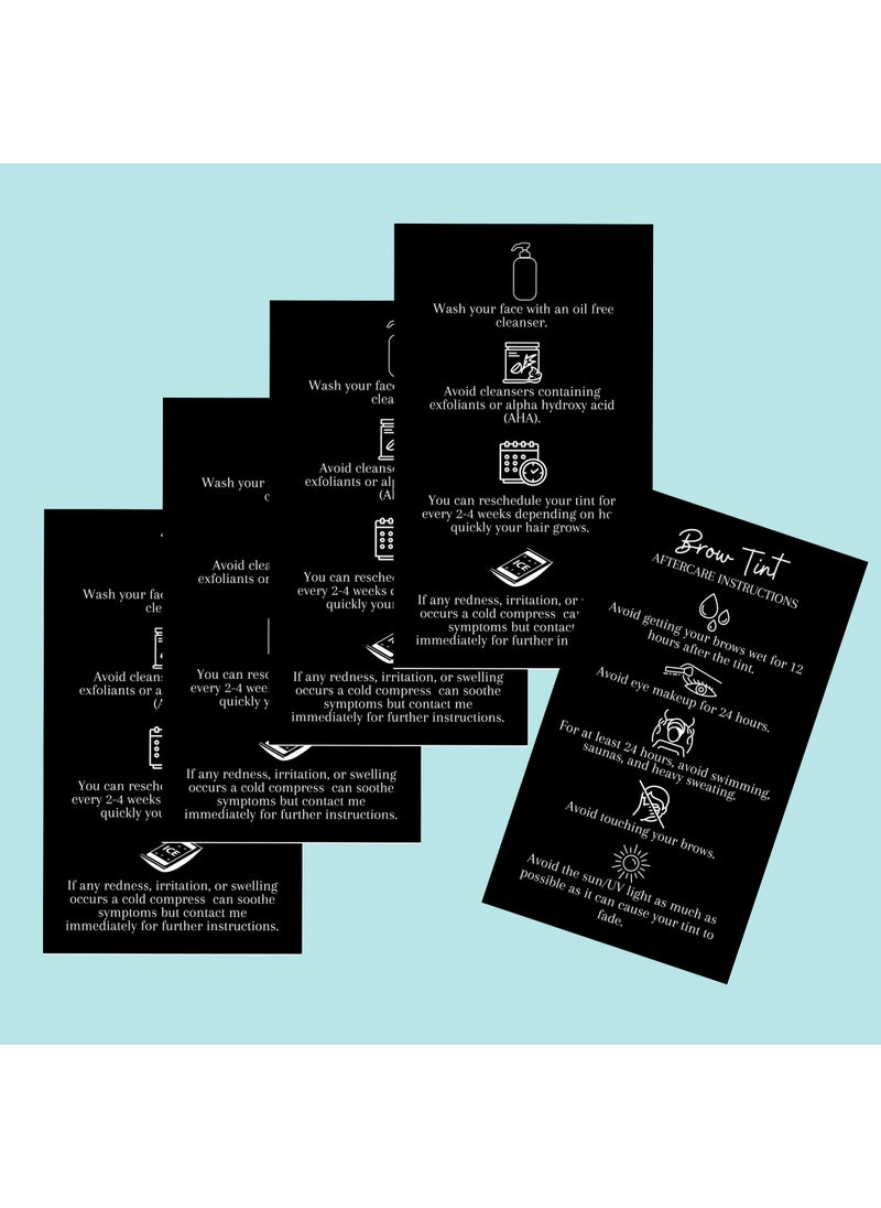 Wnaldc Boutique Marketing LLC | 50 Pack | Physical Printed 2 x 3.5 incheBoutique Marketing LLC BusinesBoutique Marketing LLC Card Size | Black with Icon Design, black, white  - Image 5