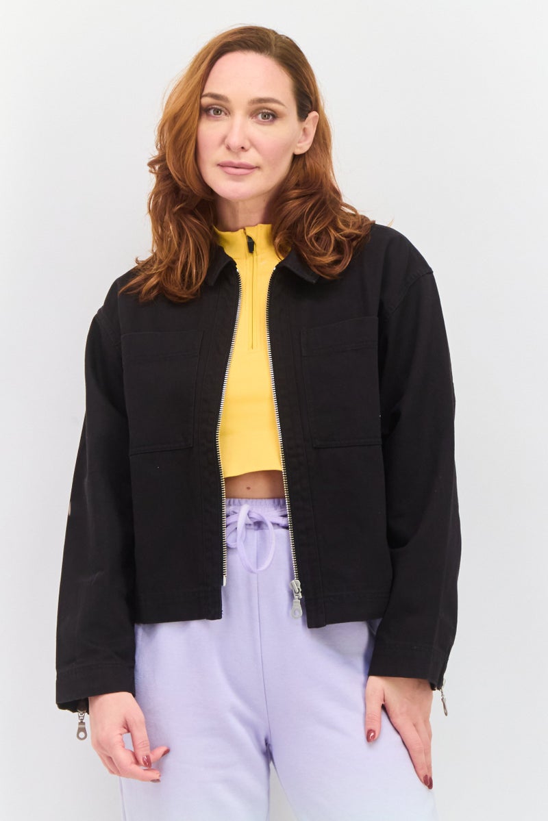 PUMA Puma x The Ragged Priest Women Sportswear Fit Long Sleeves Outdoor Jacket, Black - Image 1