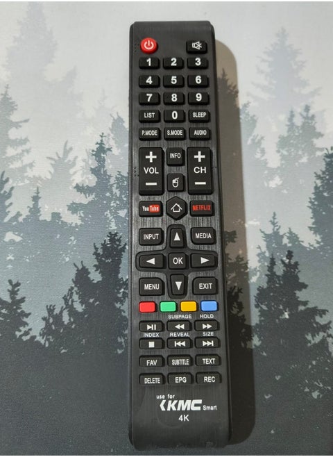 Universal Replacement Remote Control for KMC Smart TV - Easy Navigation and Control