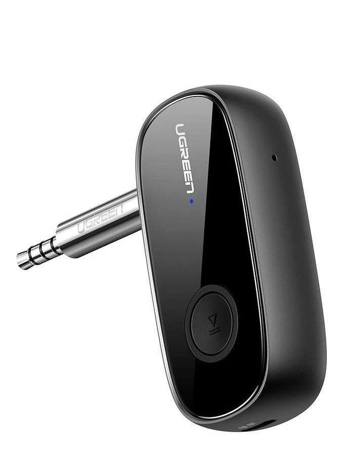 Bluetooth Aux Adapter, Bluetooth 5.0 Audio Receiver for Wireless Music Stream with Hand-free Call, aptX LL, 10H Play Time, Auto-Repair for Car Speaker, Headphone, Audio Sound System - Image 1