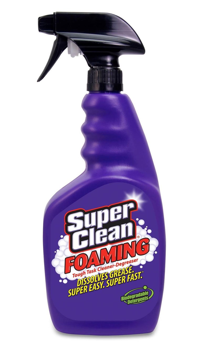 Superclean منظف متعدد الأسطح فائق النظافة برذاذ مزيل الدهون، قابل للتحلل، مركز كامل، 32 أونصة - Image 1