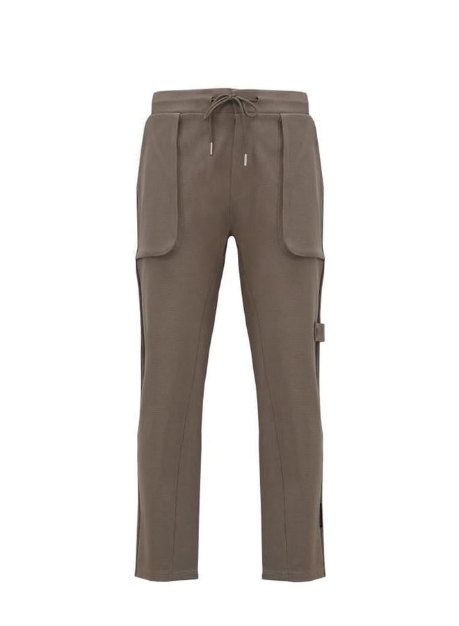 Selene Men Solid Cotton Pants with Drawstring - Image 1