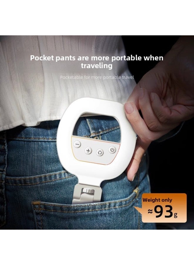 Clamp-on Led Ring Light Mobile Phone Fill Light Portable Photography Selfie Handheld Live Beauty Pocket Light-Specifications:Ring Fill Light 【three-tone Lighting Battery Model】 + Desktop Tripod - Image 4