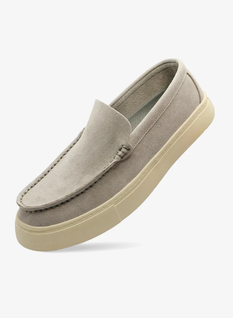 دوا زو لو حذاء لوفر من جلد السويد الصناعي بارك