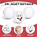 Arrowbash 12 Pcs Mini Face Stress Balls for Boys Girls Sport Funny Face Squeeze Foam Balls for Stress and Anxiety Relief for Party Favors Birthday Gift DecorationGolf - Image 4