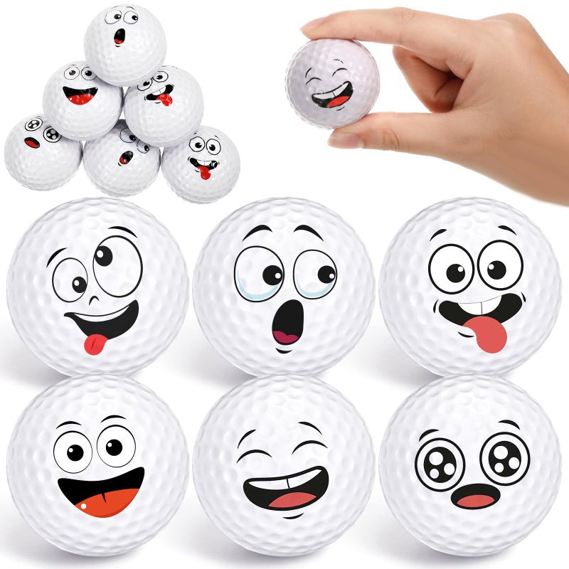 Arrowbash 12 Pcs Mini Face Stress Balls for Boys Girls Sport Funny Face Squeeze Foam Balls for Stress and Anxiety Relief for Party Favors Birthday Gift DecorationGolf - Image 3