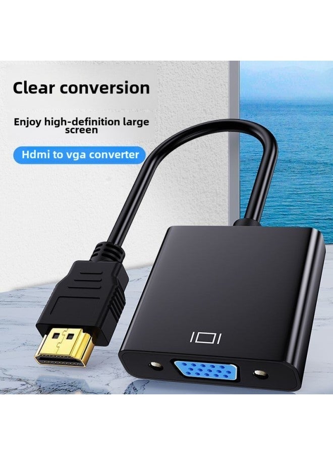Direct Supply Hdmi To Vga HD Video Converter Adapter Desktop Computer Main Set-top Box Projector-Color:HDMI Male To VGA Female  - Image 2
