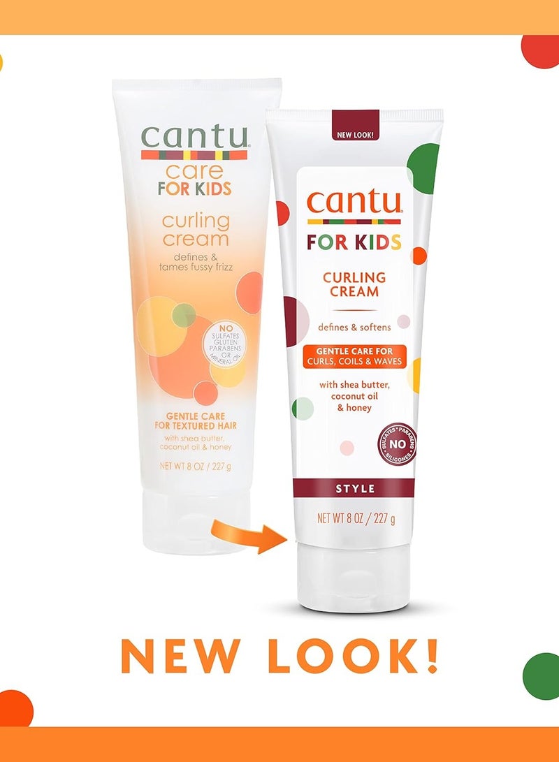 كانتو كريم عناية بالشعر المجعد للاطفال بسعة 8 اونصة من كانتو، متعدد الألوان - Image 3