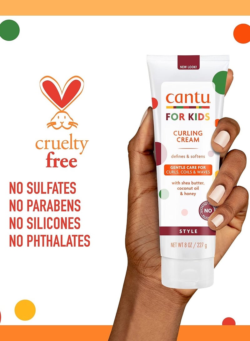 كانتو كريم عناية بالشعر المجعد للاطفال بسعة 8 اونصة من كانتو، متعدد الألوان - Image 5