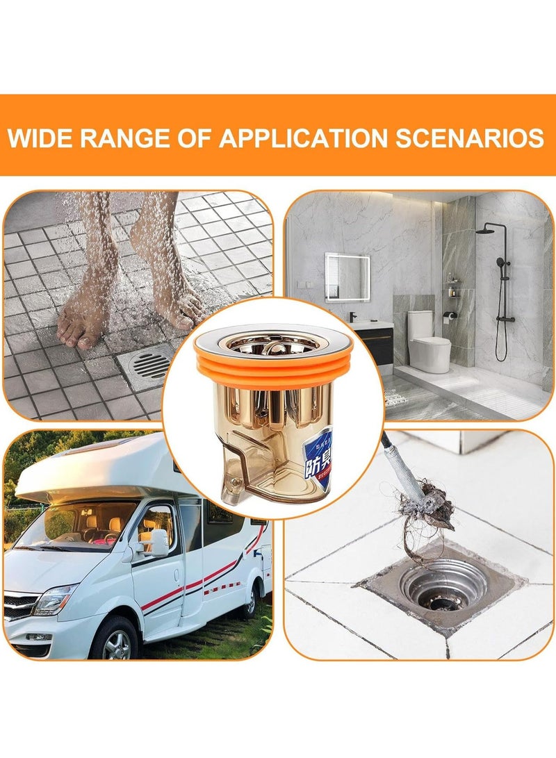 Oasisgalore Quality Iron Floor Drain Stopper - Clogs Prevention & Odor Elimination for Bathroom - Image 3