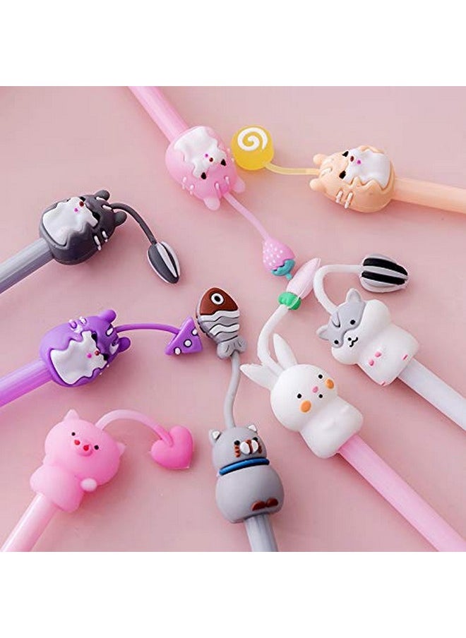 Cartoon Animal Pens Ink Pens Gel Pen Writing Pens Neutral Pens School Office Supplies Kids Gifts 0.38Mm Ball Point Color Cat Pens, Pink Rabbit Pens, White Pig Pens 8Pack - pzsku/ZC1D80D6AA33BFAE4A379Z/45/_/1735214674/bb47b9e6-c8e2-4005-9c15-1db183111b07