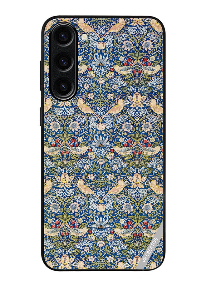 VR CREATIVE Protective Case Cover For Samsung Galaxy S23 Splash Flower Design Multicolour - Image 1