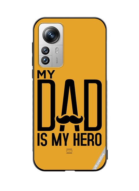 Protective Case Cover For Xiaomi 12 Pro My Dad Is My Hero Design Multicolour
