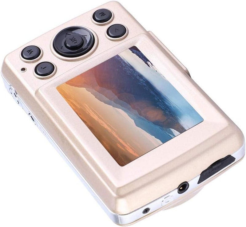 Rugged 30FPS Outdoor 4X Zoom Camera Rugged 720P HD Camera for Beach Camping(Golden) - Image 4