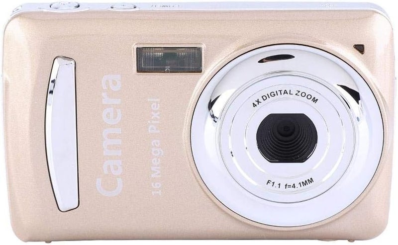 Rugged 30FPS Outdoor 4X Zoom Camera Rugged 720P HD Camera for Beach Camping(Golden) - Image 1