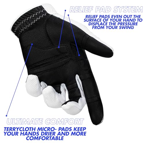 Bionic قفاز جولف بيوينك للرجال ريلكس جريب 2.0 (مقاس متوسط للرجال، اليد اليسرى) - Image 4