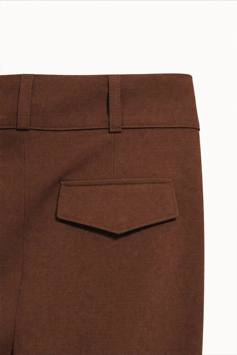 ميكسراي MIXRAY Women's Mid Waist Flare Pants