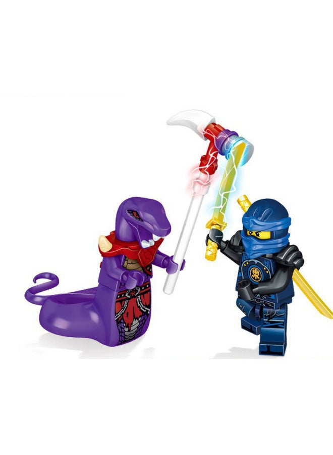 [Bags] National Cool 61045 Compatible With Lego 24 Phantom Series Building Blocks Ninja Little Figure Brand 31035-Color:National Cool 61045 [bag]]  - Image 4