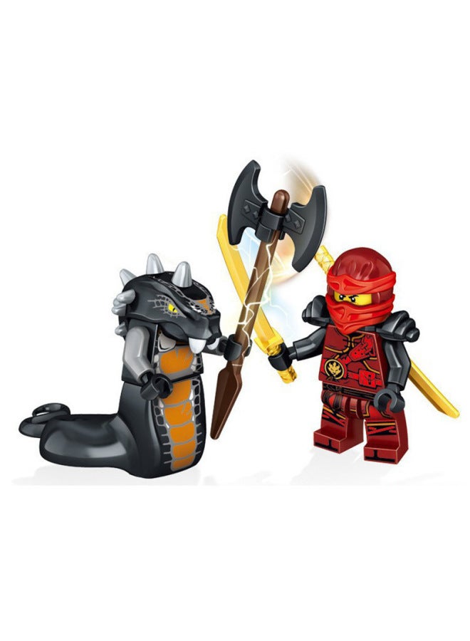 [Bags] National Cool 61045 Compatible With Lego 24 Phantom Series Building Blocks Ninja Little Figure Brand 31035-Color:National Cool 61045 [bag]]  - Image 2