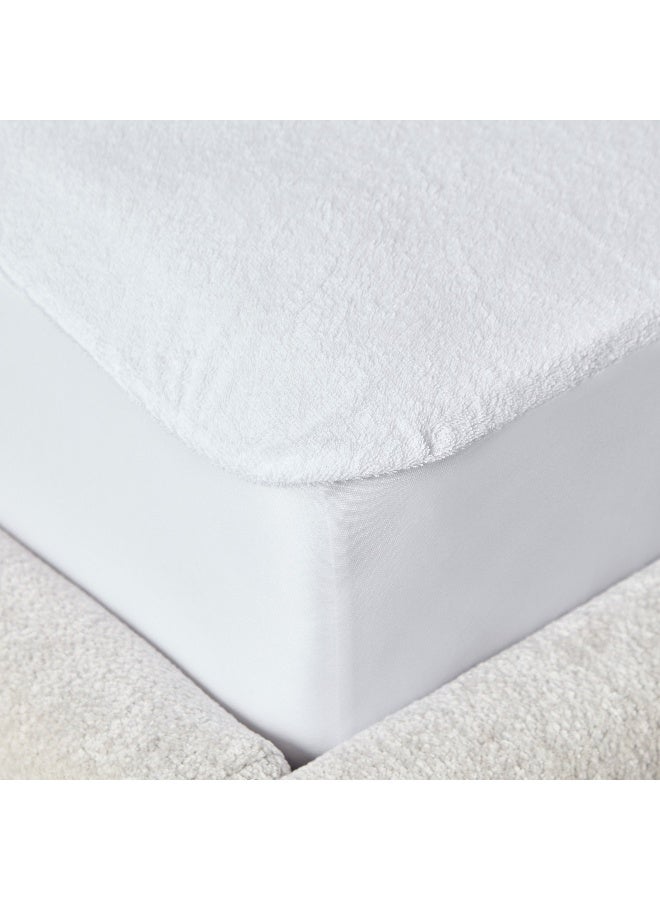 Home Box Terry Waterproof Queen Mattress Protector 200 x 33 x 150 cm - Image 5