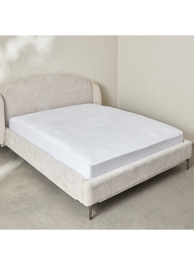 Home Box Terry Waterproof Queen Mattress Protector 200 x 33 x 150 cm - Image 1