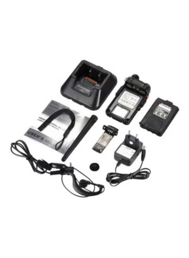 Baofeng High-Power 5W FM UV-5R with 128 Channels Connect Portable Communication Station Long Range Handheld Device (Black) - Image 3