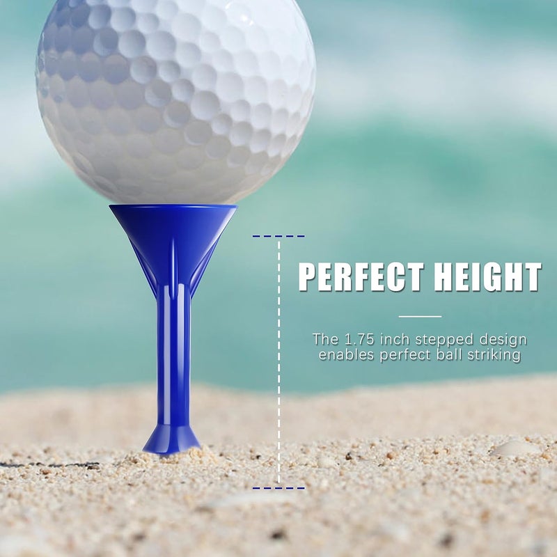 Champkey 3-1/4" Premium Plastic Golf Tees｜Excellent Durability and Stability Tees | Choose Between 25 Pack and 50 Pack - Image 3