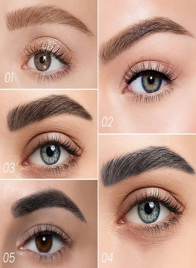 KRIDARSH Eyebrow Pen Waterproof Smudge-proof Microblading | Makeup pen with 4 Micro-Fork Tip Applicator | Natural-Looking & Perfect Long-Lasting Liquid Eyebrow Pen Easy to use All Skin Types. (black) - Image 5