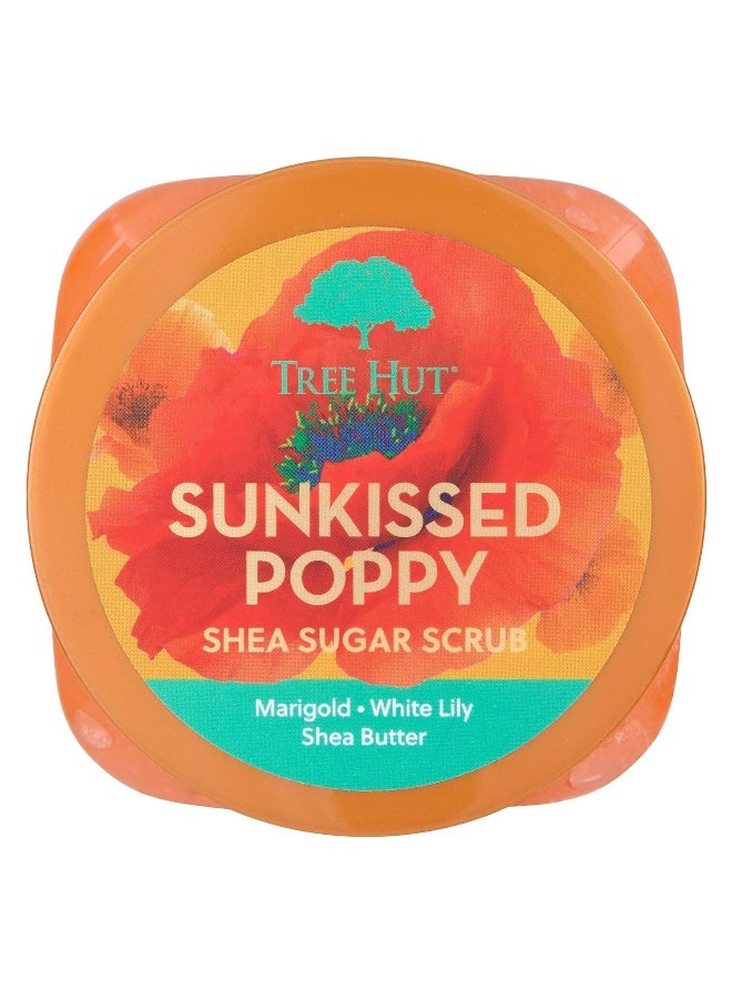 Tree Hut Sunkissed Poppy Shea Sugar Body Scrub 510g — Gently Exfoliate, Deeply Hydrates, Nourishes & Brighthen — Suitable for Dry, Combination Skin, 18 oz - Image 4