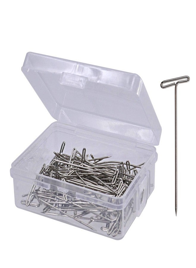 EDOBLUE Gem 1.5-Inch T-Pins - Steel T-pins for Blocking Knitting - 100 per Box (87T) - Image 3