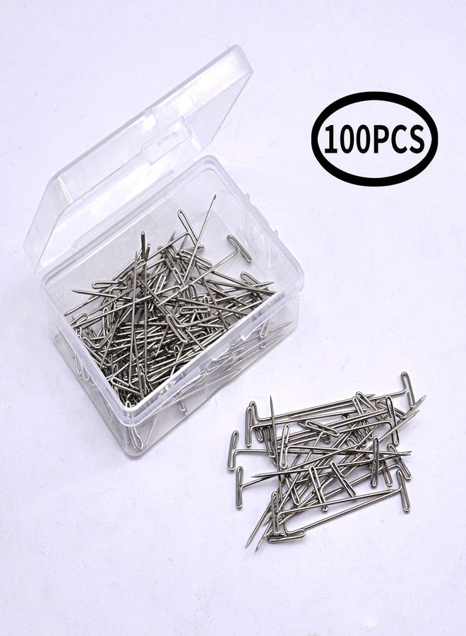 EDOBLUE Gem 1.5-Inch T-Pins - Steel T-pins for Blocking Knitting - 100 per Box (87T) - Image 4
