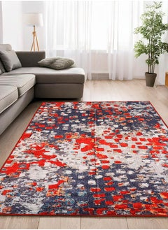 Status Contract Multi Printed Vintage Persian Carpet Rug Runner for Bedroom/Living Area/Home with Anti Slip Backing, 121 X 182 Cm  - Image 1