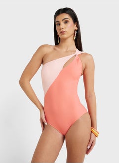 ELLA Two Toned Swimsuit With Cutout  - Image 4