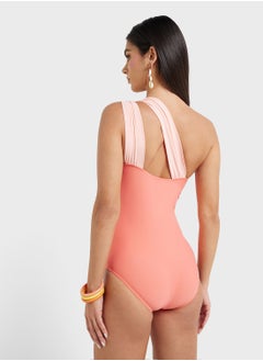 ELLA Two Toned Swimsuit With Cutout  - Image 2