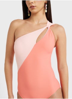 ELLA Two Toned Swimsuit With Cutout  - Image 3