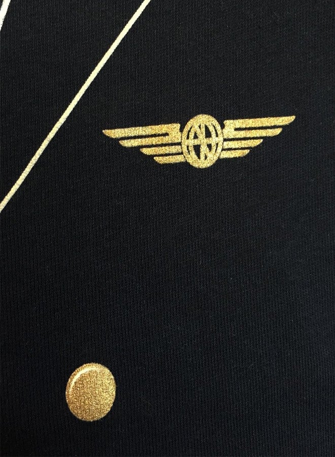 Luso Aviation بدلة الطيار للأطفال، لون كحلي (6 أشهر) - Image 2