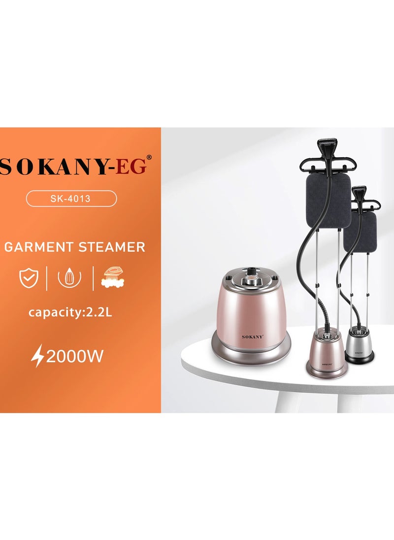 sokany - Sokany Power Garment Steamer, 2000 Watt, 2.2 Liters - SK-4013 - Image 1